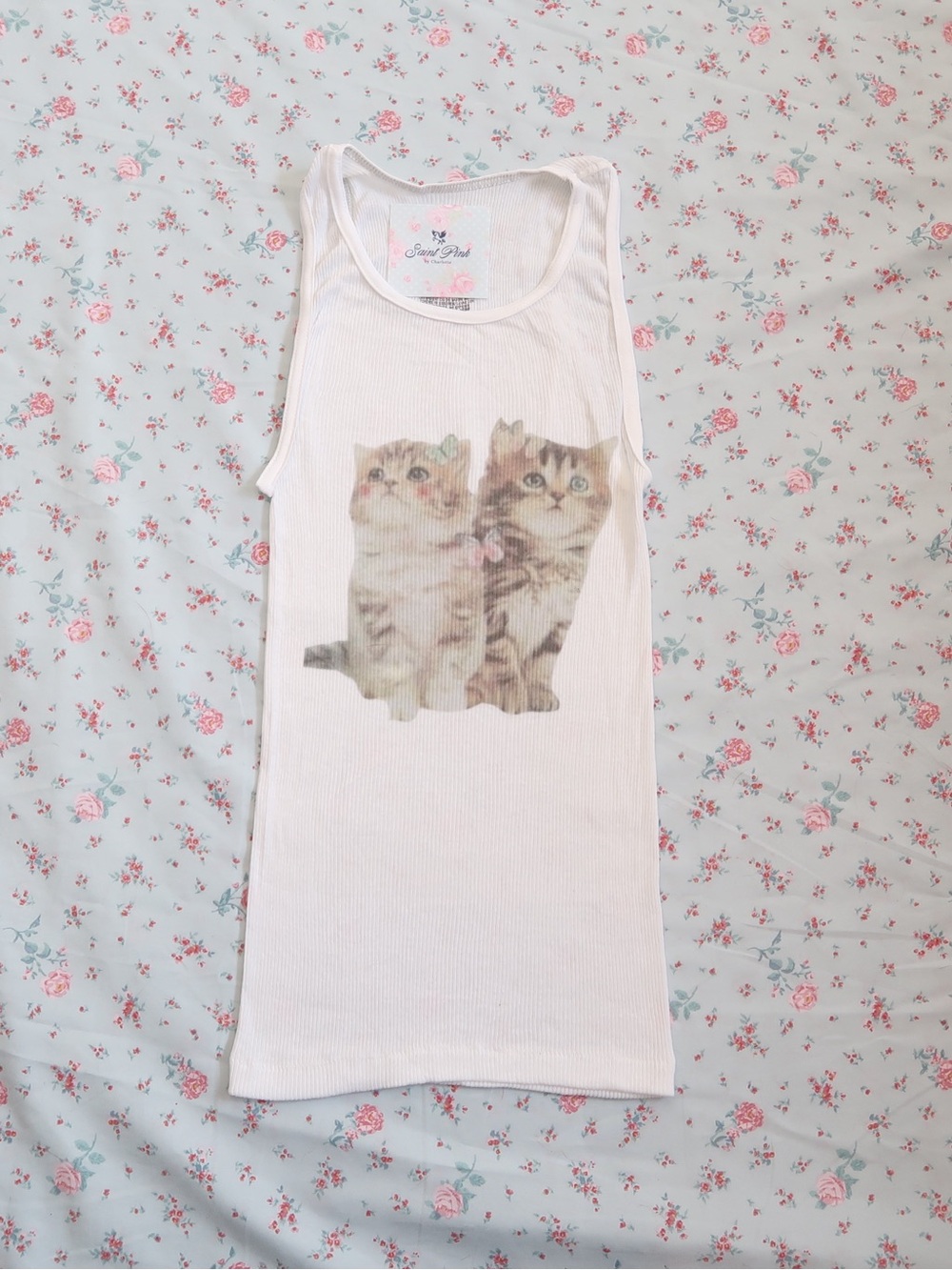 Y2k kitten 2000s tank top - Picture 3 of 4